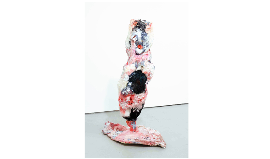 Little One Eyes of the Choking Cat, 2012  |  Mixed media, 47" x 31" x 18"